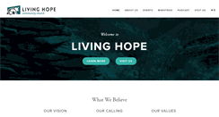 Desktop Screenshot of livinghopesv.org